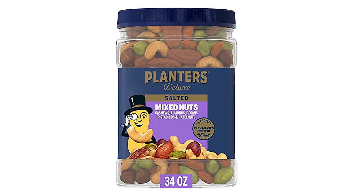 Buy PLANTERS Deluxe Salted Mixed Nuts - 34oz Snack