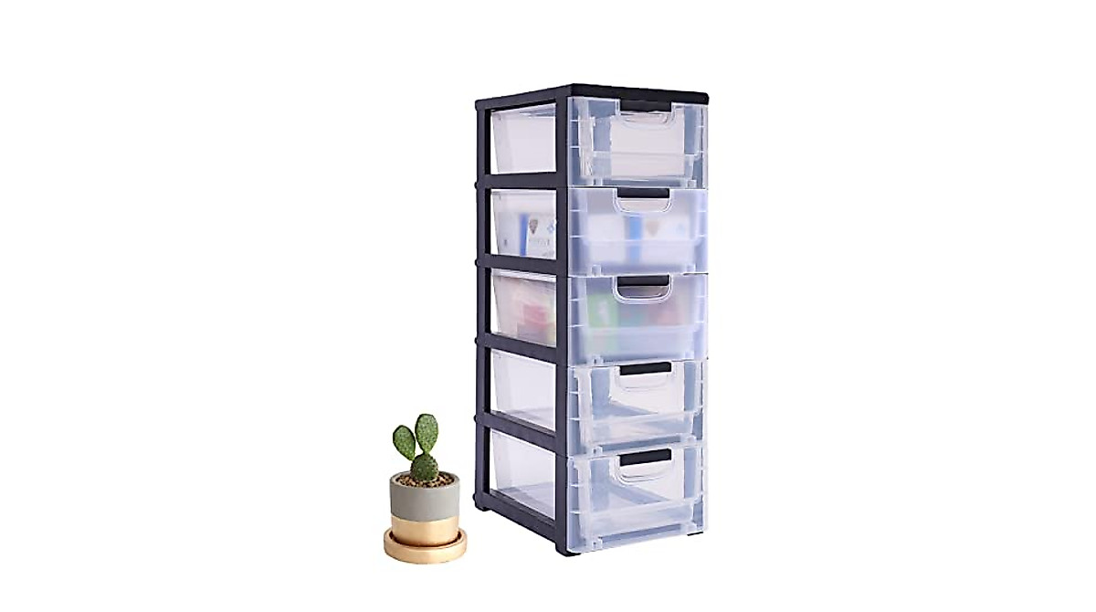 Stackable Plastic Storage Drawers for Organized Living