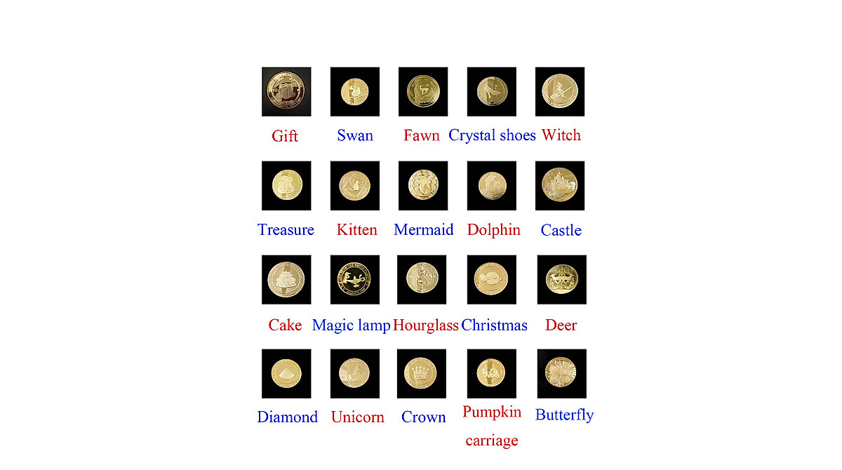 Tooth Fairy Coins - Magical 20-Piece Kids Treasure Collection