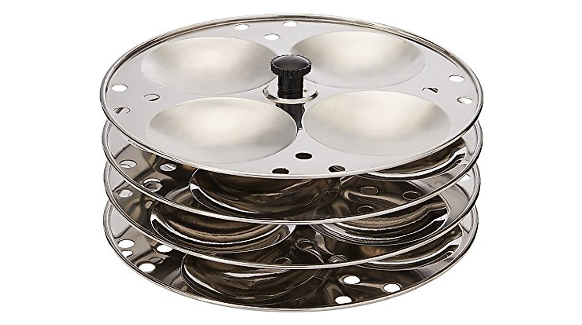 Tabakh Stainless Steel Idli Stand - Make 16 Idlis Easily
