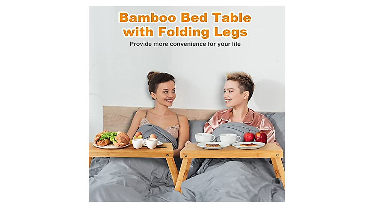 3-Piece Wooden Lap Desk Set for Bed - Versatile & Stylish
