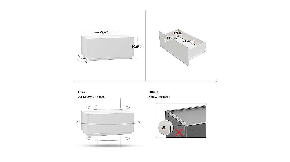Modern Stackable 1 Drawer Dresser for Every Room