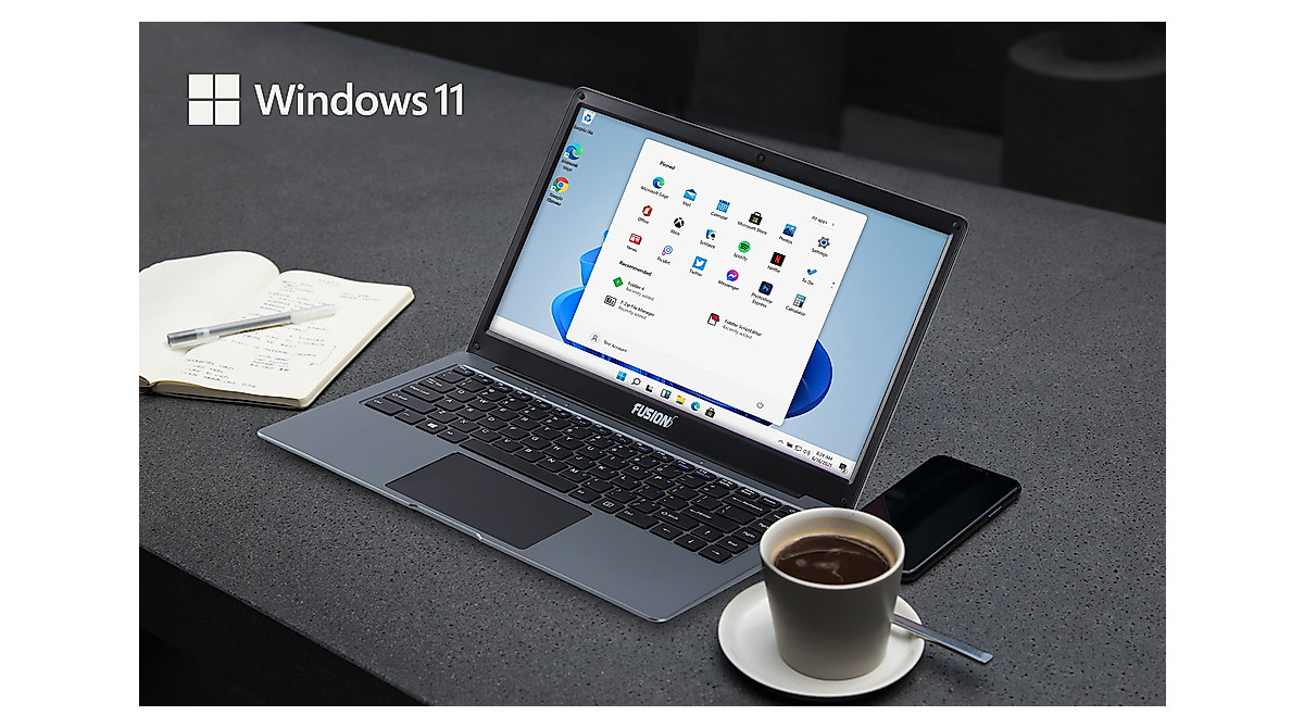 Fusion5 A90B+ Pro Laptop | 128GB, Full HD, WiFi 5GHz