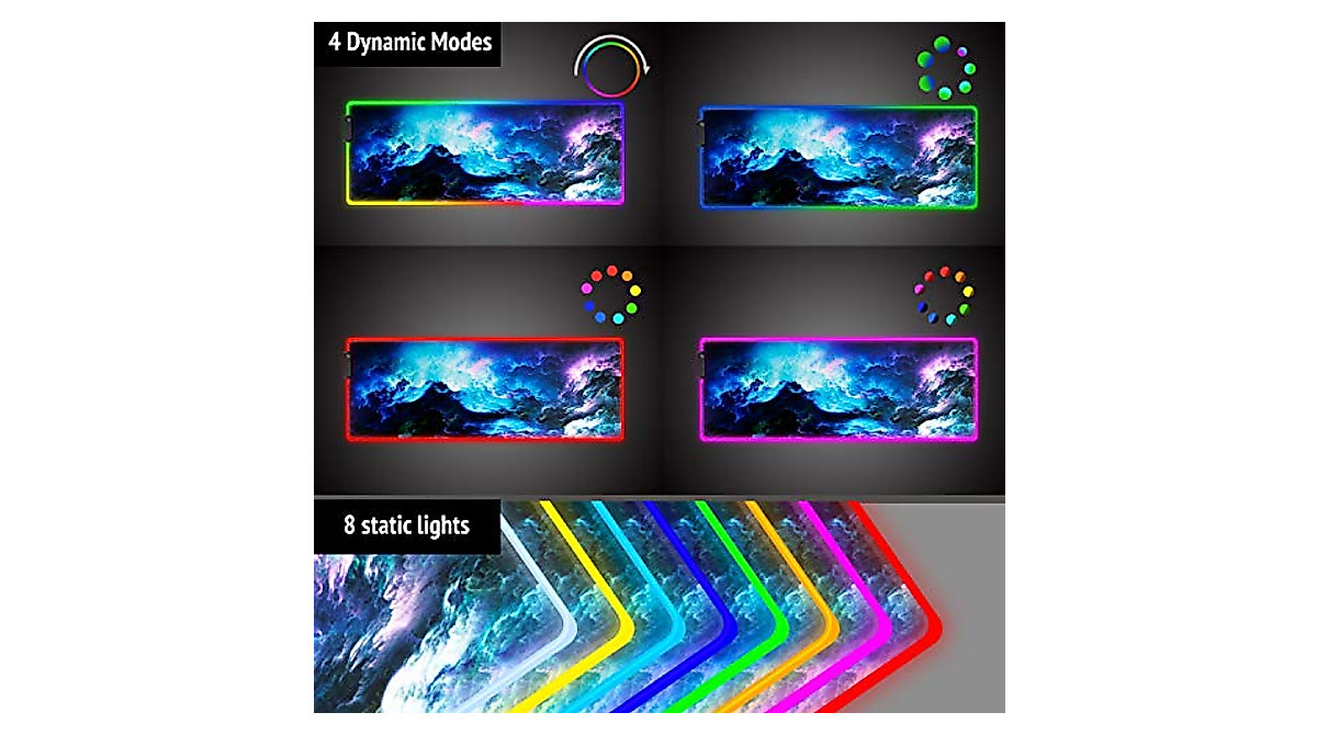 RGB Gaming Mouse Pad for Ultimate Control & Style