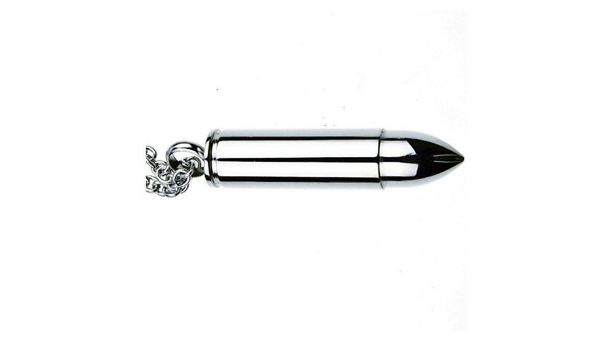 Wild Essentials Silver Bullet Cremation Jewelry for Ashes - Durable ...