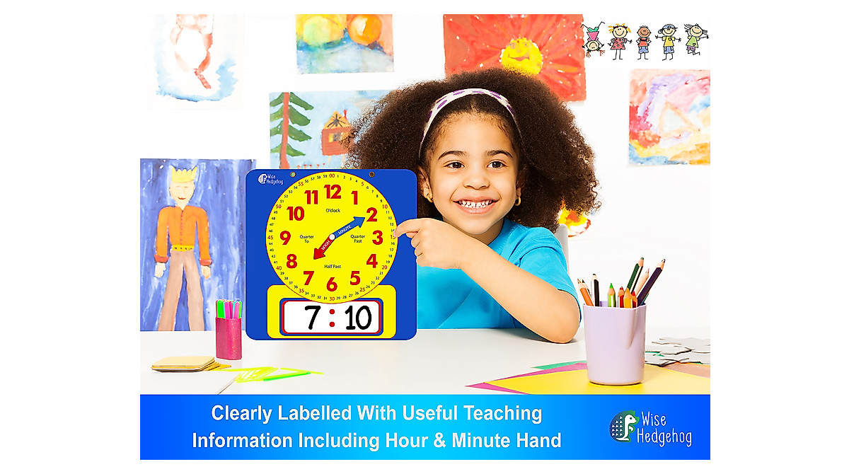 Learn Time with Our Magnetic Teaching Clock for Kids