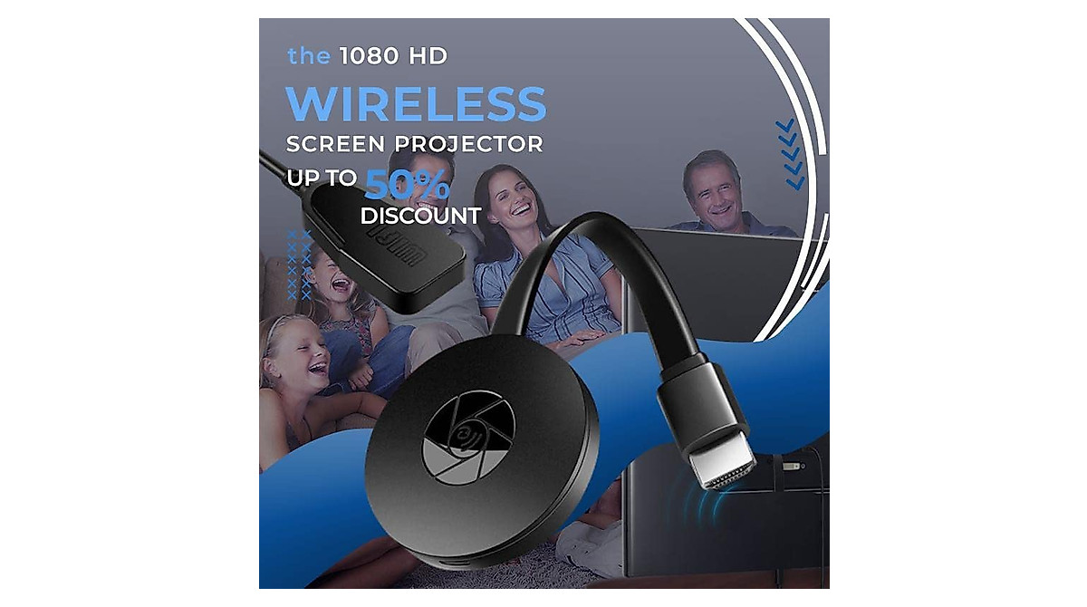 1080 HD Wireless Projector - Stream Easily Anywhere