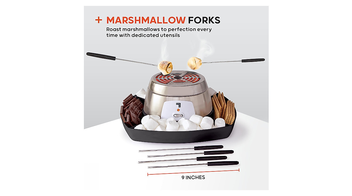 Flameless S’mores Maker for Fun Indoor Roasting