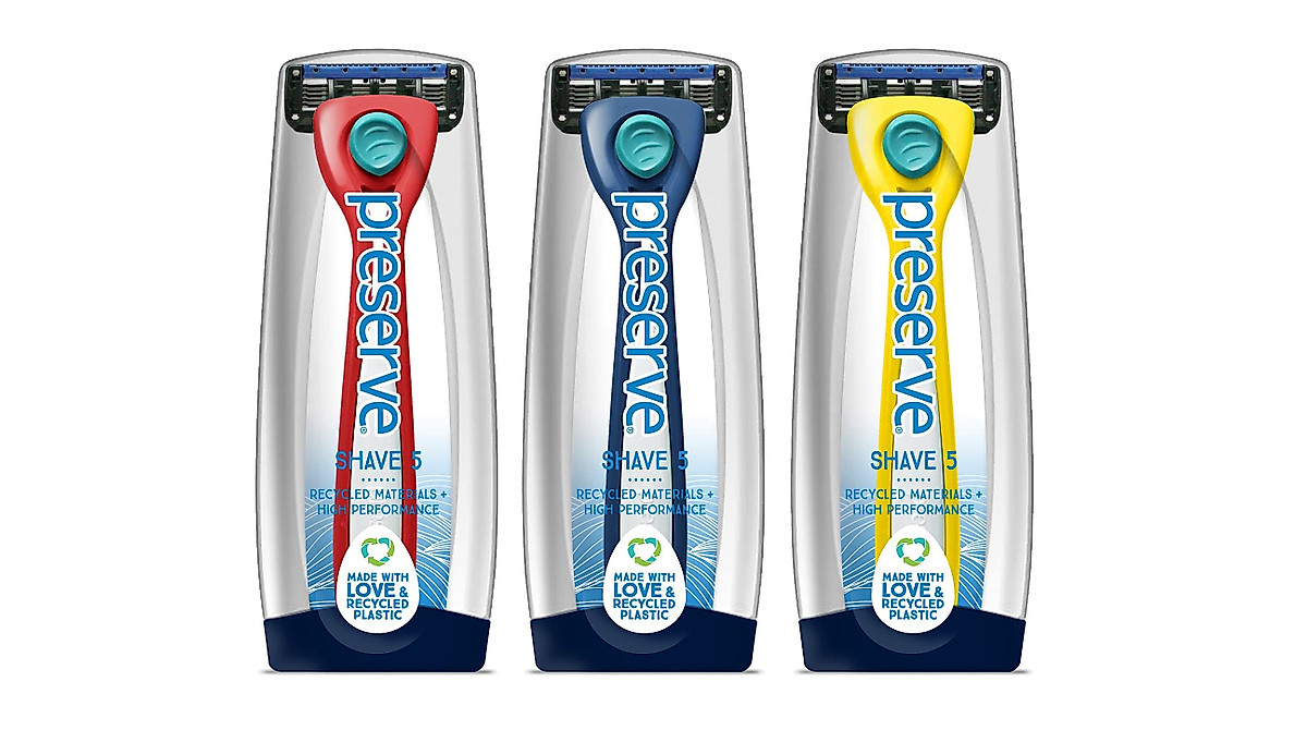 Preserve Shave 5: Eco-Friendly 5-Blade Recycled Razor