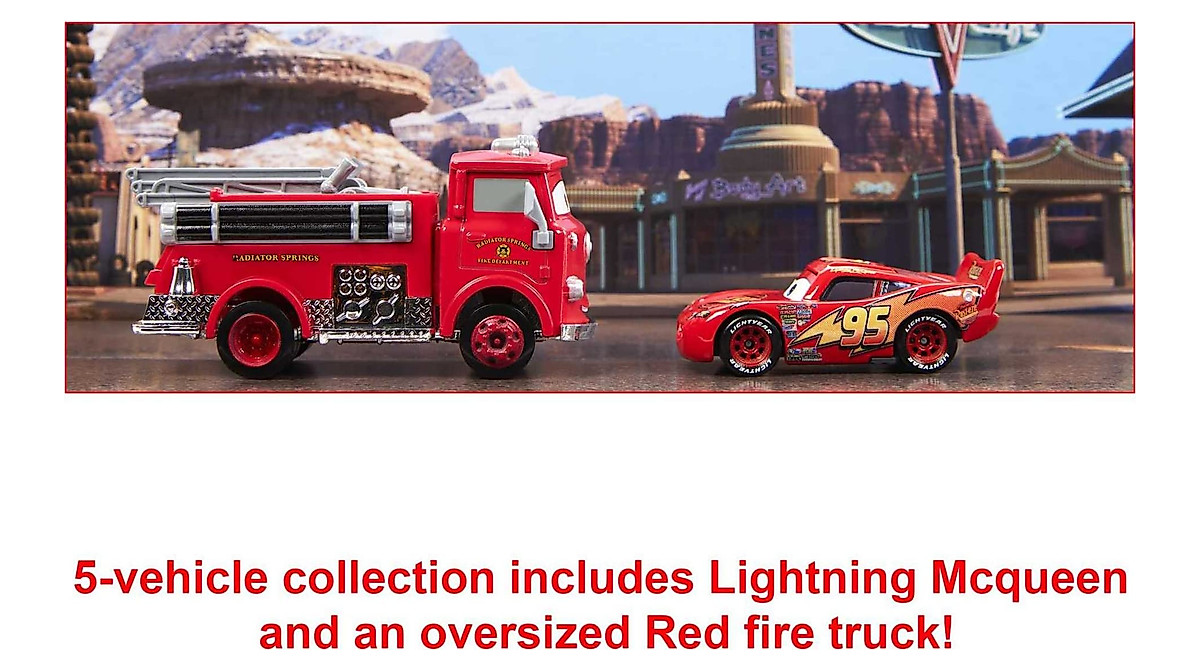 Disney Pixar Cars 5-Pack Vehicle Set - Collectible Movie Characters