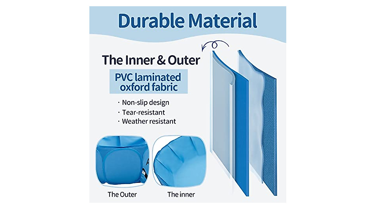 Alvantor Pet Swimming Pool: Foldable & Portable Spa