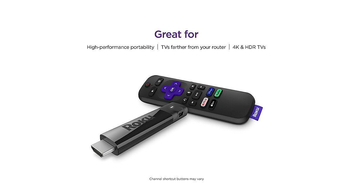 Roku Streaming Stick+ | 4K HDR Streaming Device with Voice Remote