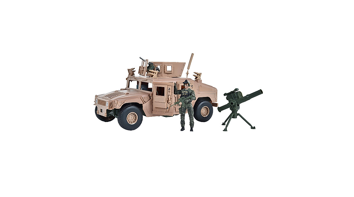 Up-Armored Humvee Playset - Realistic Military Toy