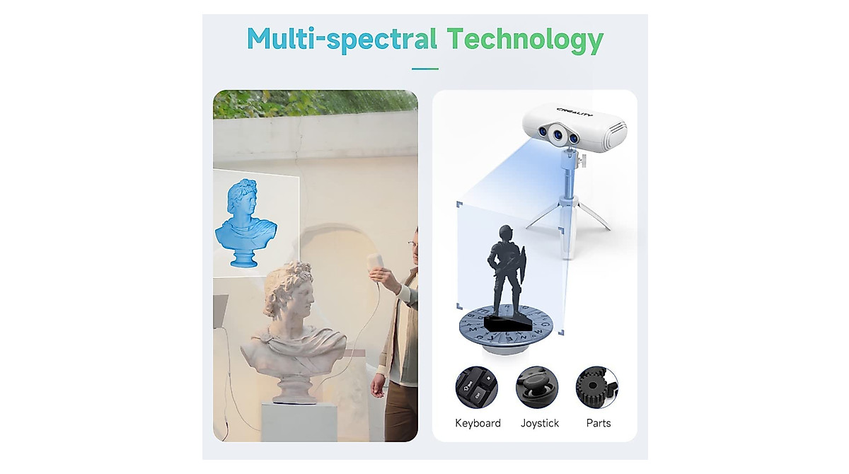 Creality 3D Scanner - Portable High-Precision Color 3D Scanning