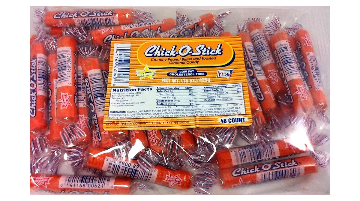 Chick-O-Stick Bag - 48 Delicious Wrapped Caramel Sticks