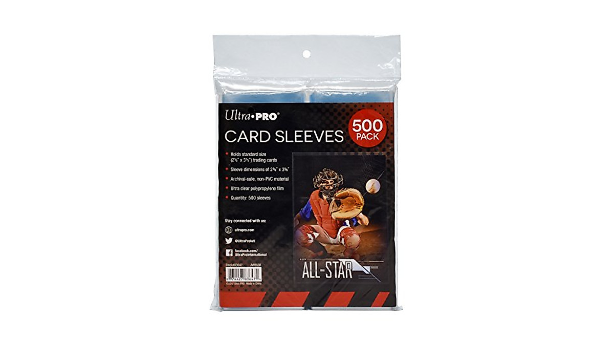 Ultra PRO Clear Card Sleeves for Trading Cards - 500 Pack