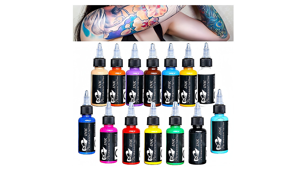 14 Colors Tattoo Ink Set for Vibrant Body Art