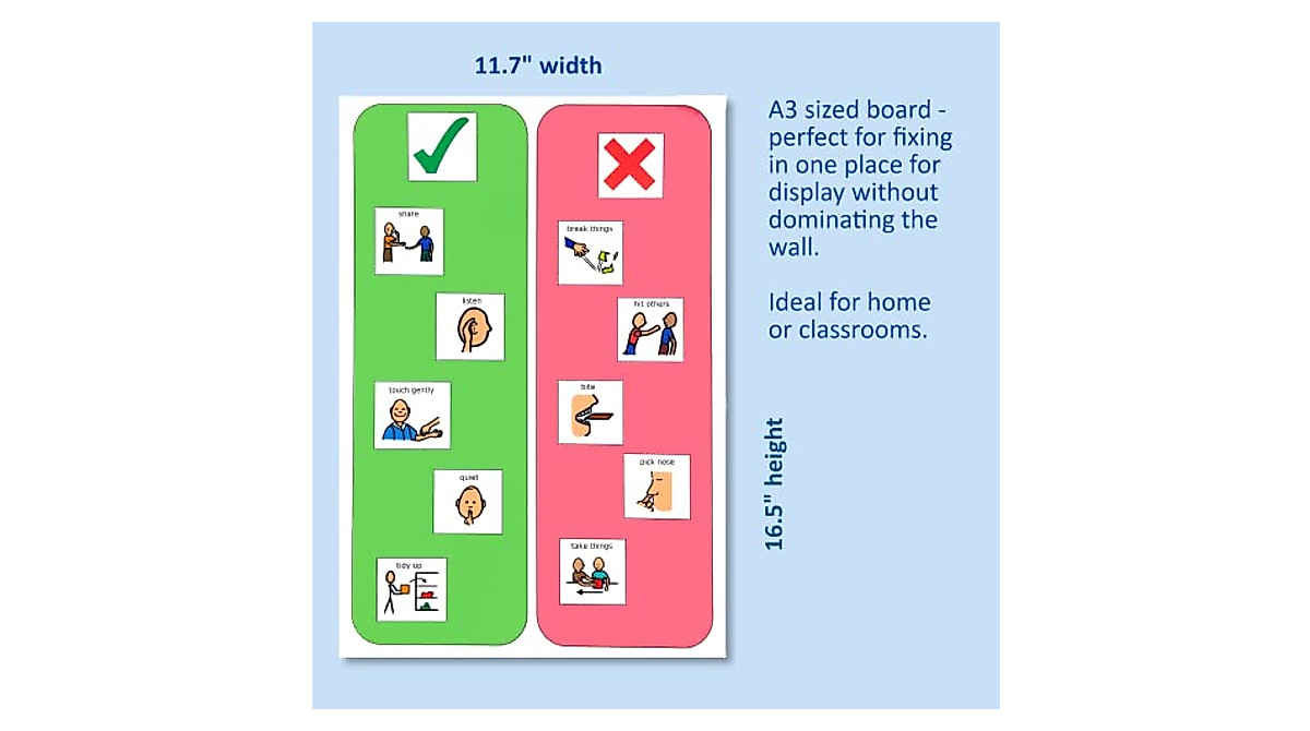 A3 Behaviour Display Chart for Autism & ADHD Management