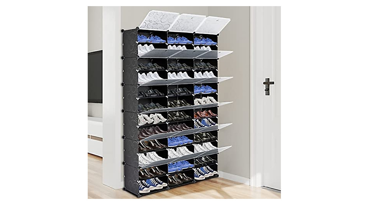 ADUZA 12-Tier Shoe Rack - 72 Pair Organizer