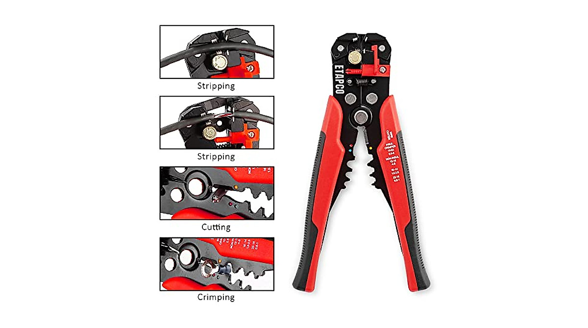 ETAPCO Automatic Wire Stripper & Crimper Tool