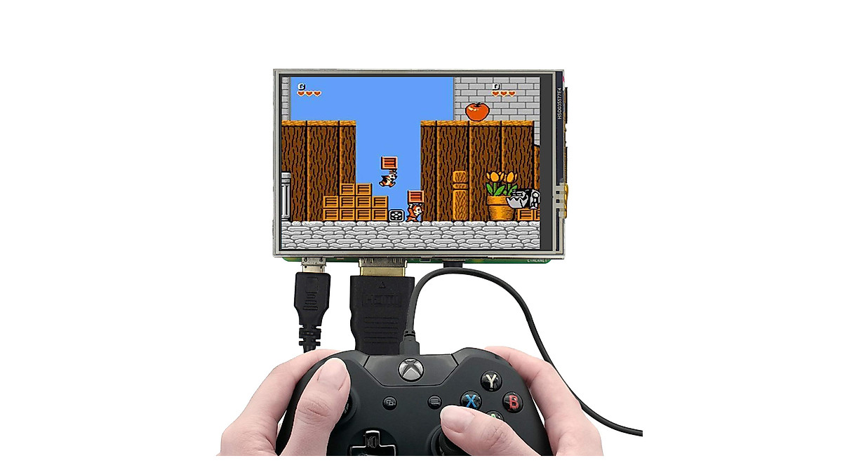 JUN-ELECTRON 3.5-inch Touch Screen for Raspberry Pi B+ | Compact Game ...