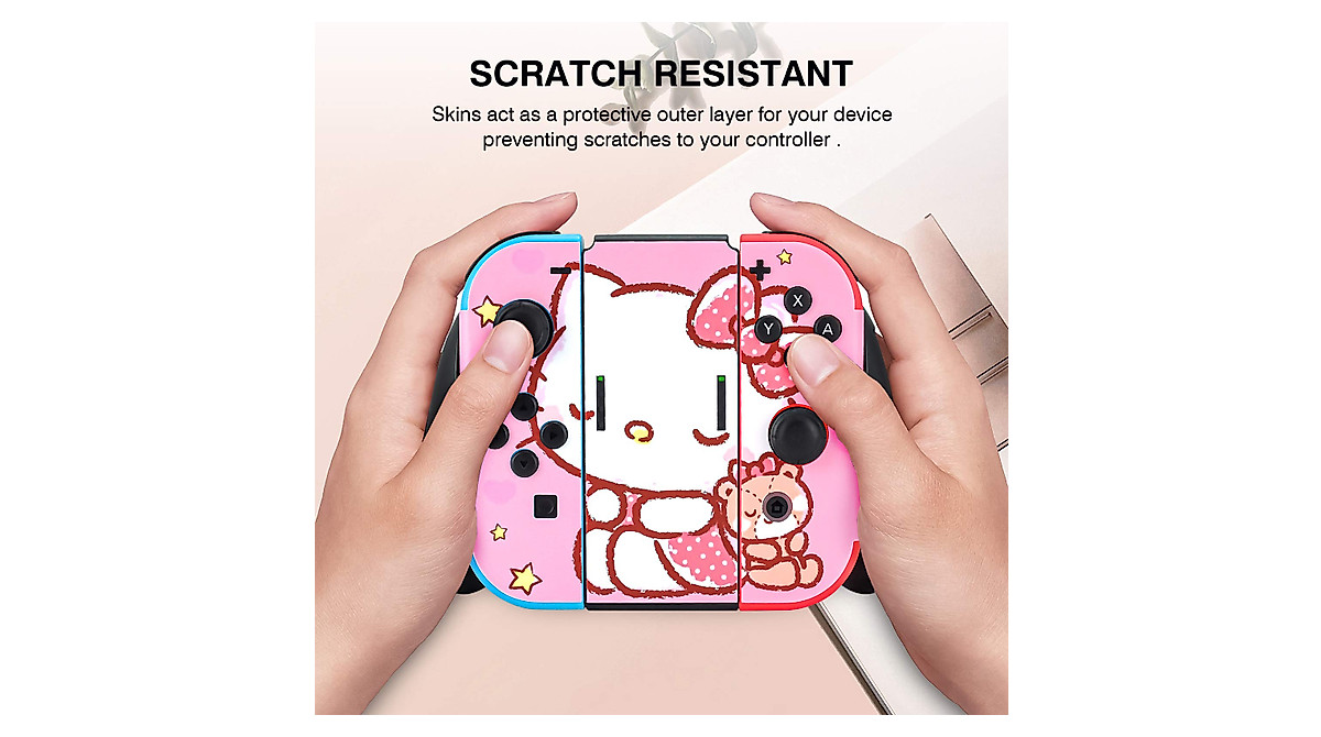 DLseego Switch Skin Sticker Pretty Pattern Full Wrap Skin Protective ...