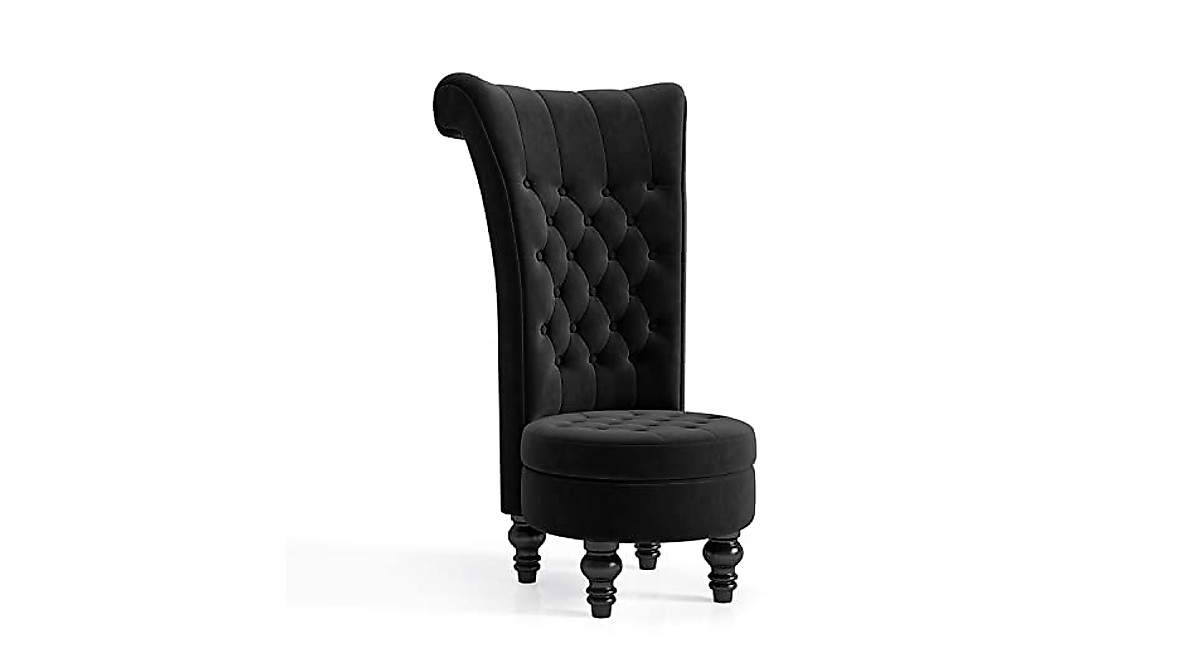 Luxurious Mu Retro High Back Chair for Elegant Spaces