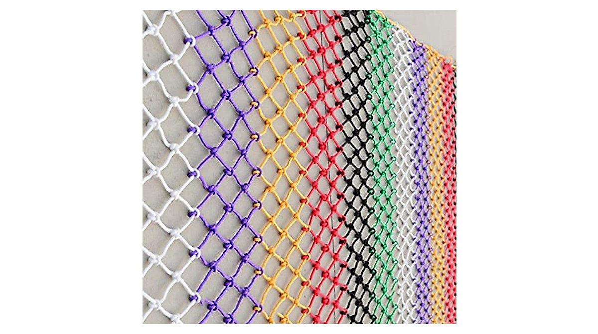 Colorful Outdoor Rope Net for Safety & Decor