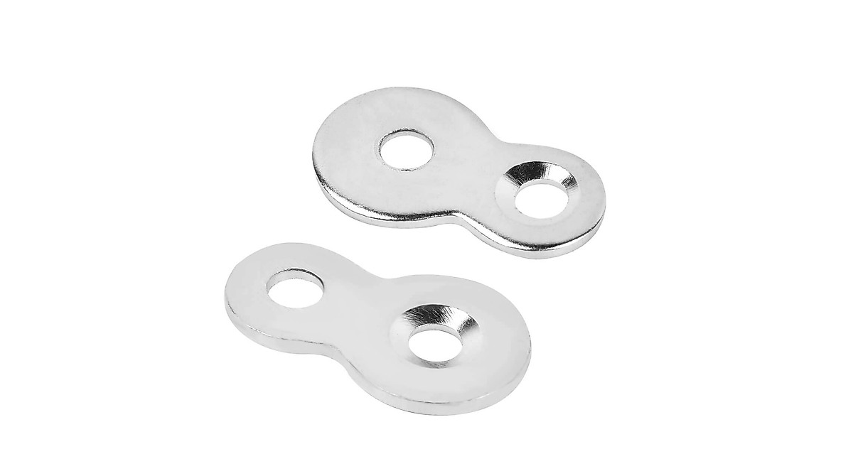 Heavy-Duty Figure 8 Steel Fastener Clips - 20 Pack
