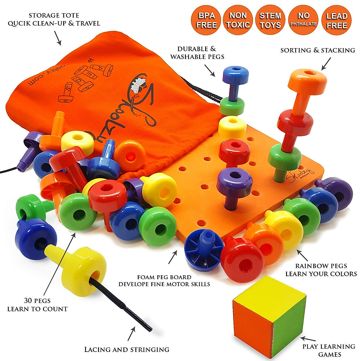 Skoolzy Color Sorting Toy - Fun Learning for Kids