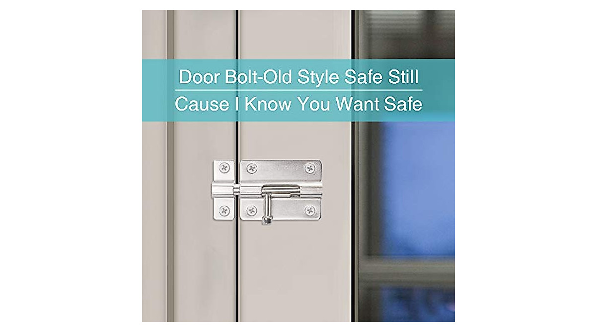 Keyless Entry Steel Slide Latch Lock - Secure Your Home