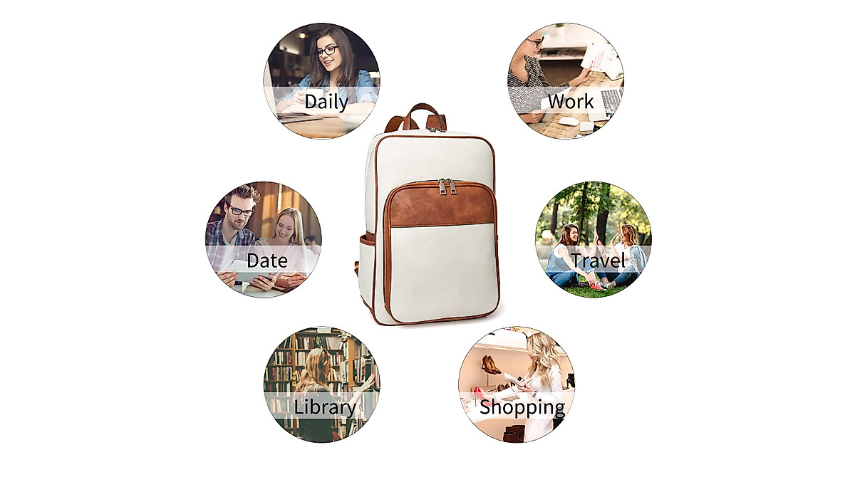Shop Telena Leather Laptop Backpack for Women - Business, College