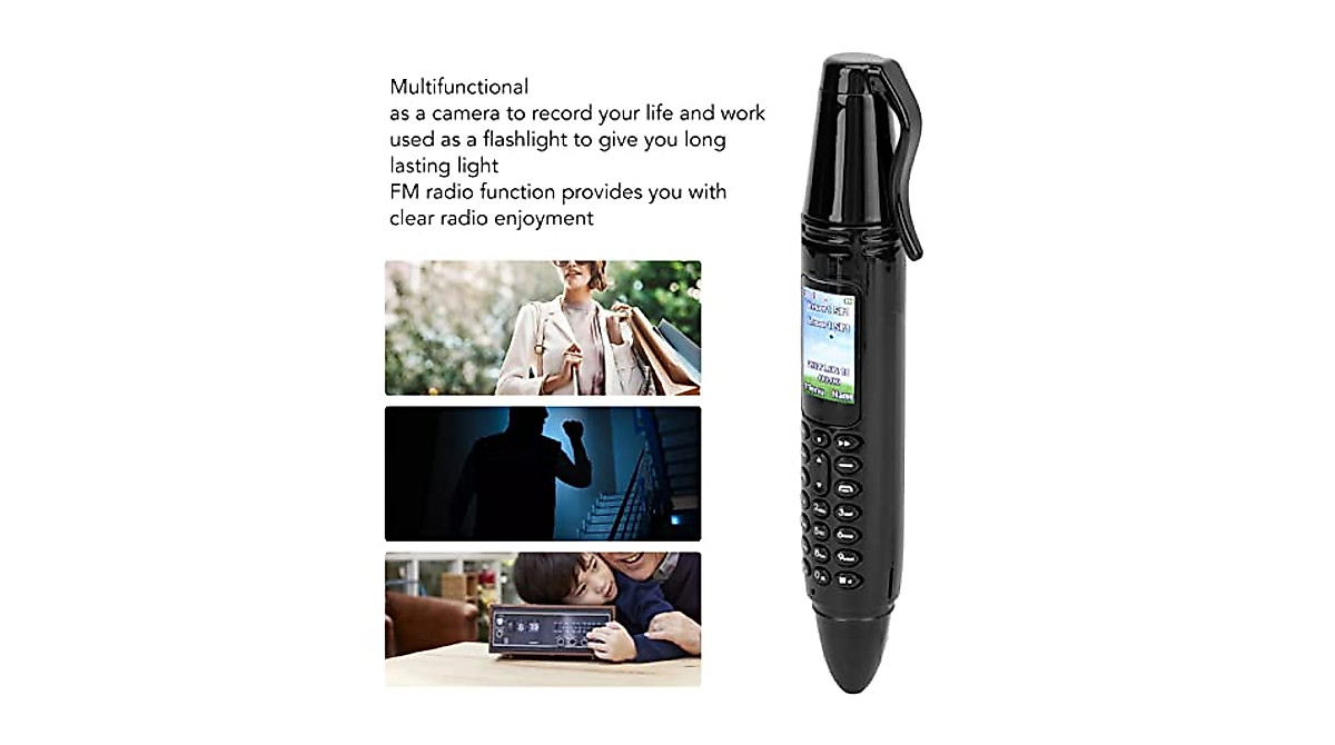 Jectse Pen Mini Cell Phone - Compact Dual SIM Bluetooth Phone