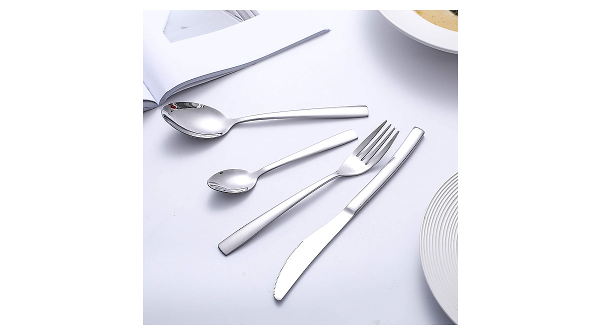 HOBO 24-Pc Stainless Steel Silverware Set for 6 | Gift Ready