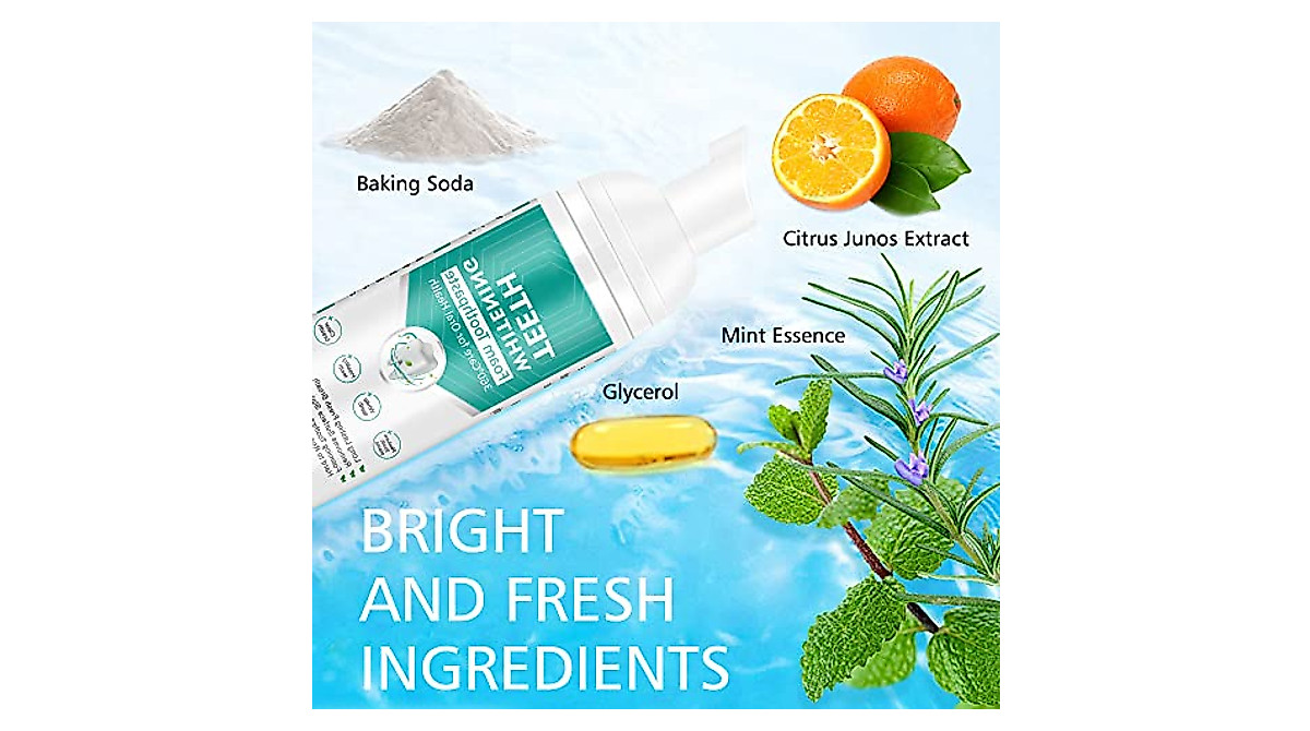 Foam Toothpaste Kids for Electric Toothbrush,Fluoride Free Natural ...