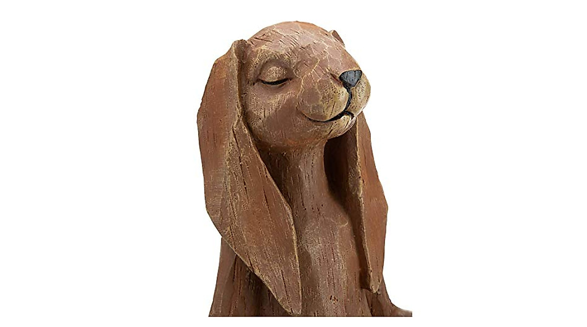 Wind & Weather Meditating Rabbit Garden Statue - Indoor & Outdoor Decor