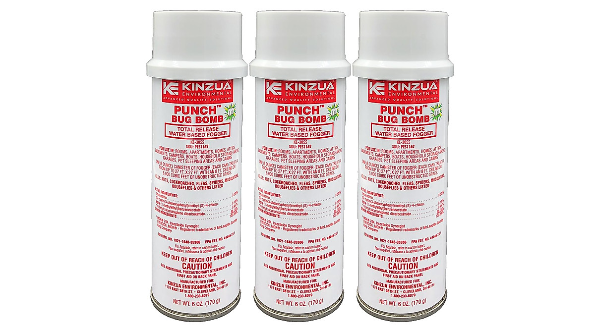 Punch Bug Bomb Insect Fogger - Kills Mosquitoes & More | Easy & Non ...