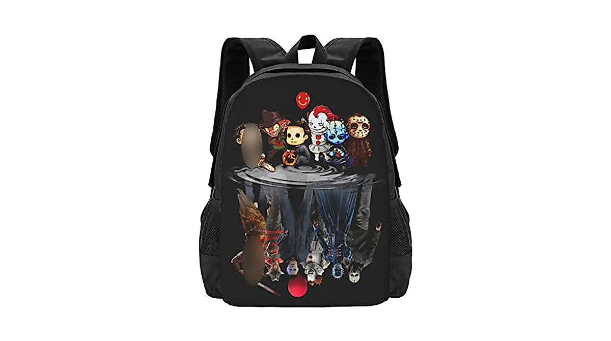 Dooflying Horror Movie Characters Backpack | Stylish & Durable School Bag