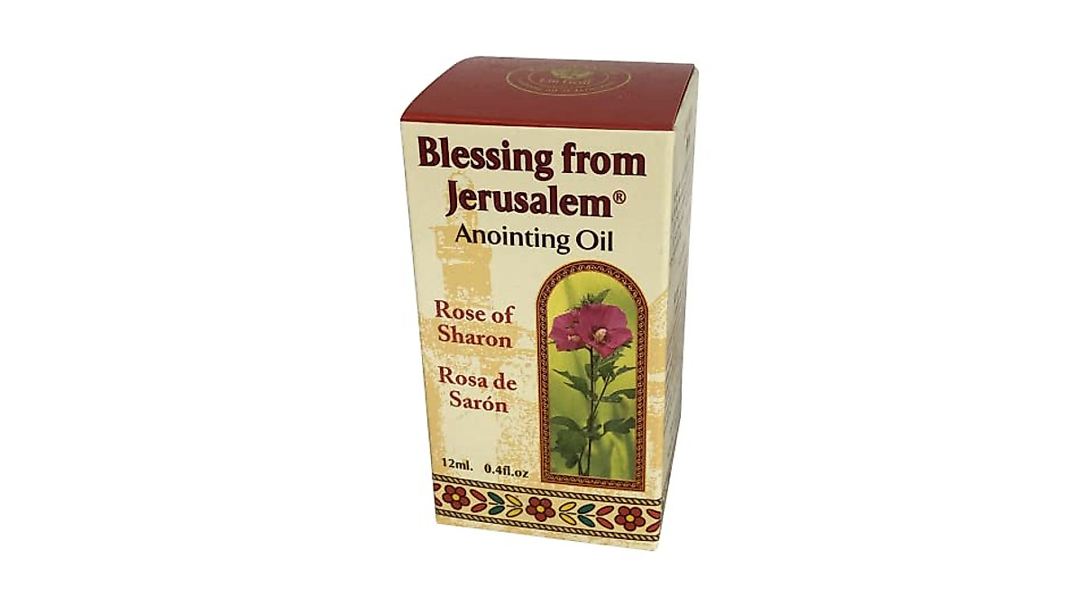 Rose of Sharon Jerusalem Anointing Oil from Holy Land | Authentic Blessing