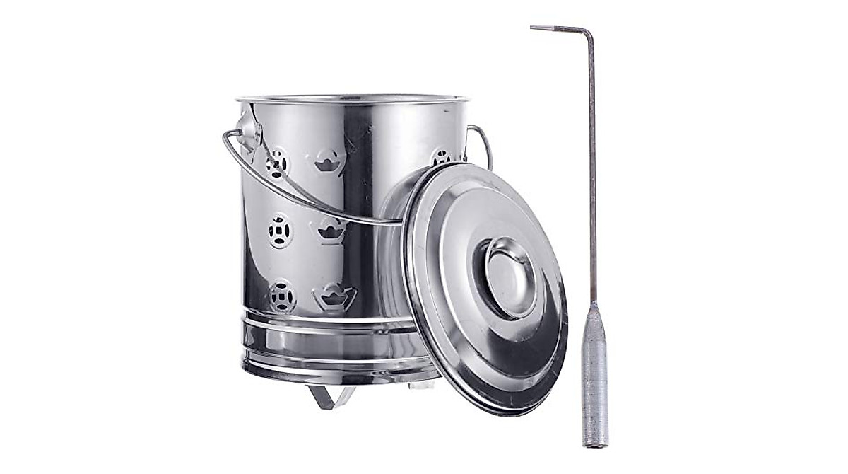 Happyyami Garden Incinerator | Durable Stainless Steel Fire Bin