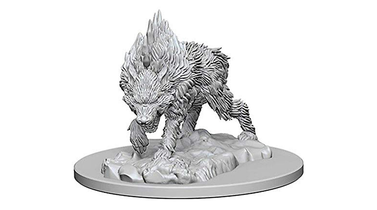 Pathfinder Miniatures: Wave 4 Dire Wolf - Unpainted Figures