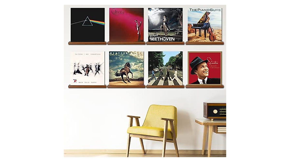 LABEND HOME Vinyl Record Shelves Set of 8