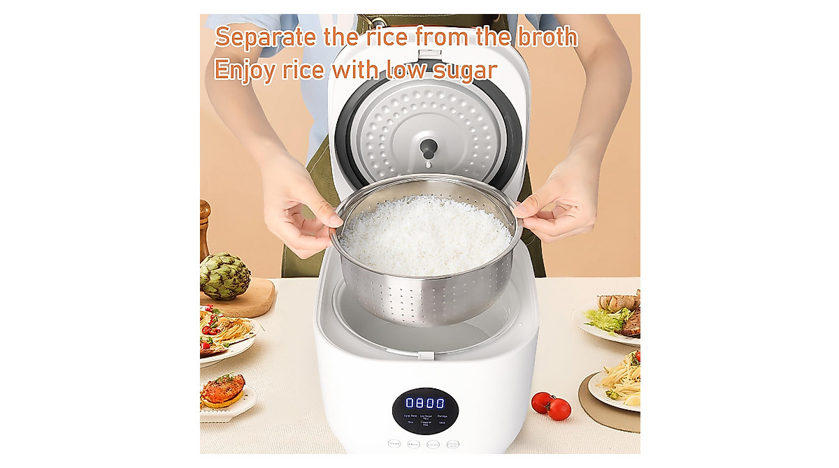 Compact Low Carb Rice Cooker - Delicious & Healthy Cooking