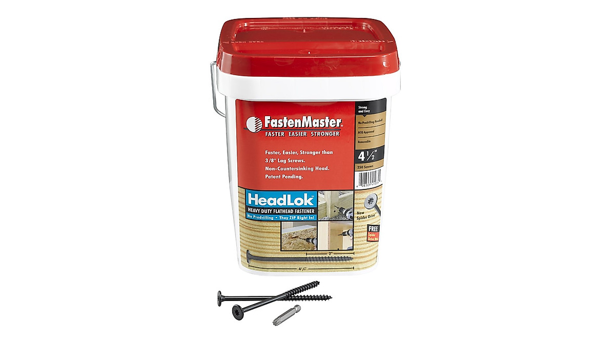 FastenMaster HeadLOK Heavy-Duty Fasteners - 250 Count