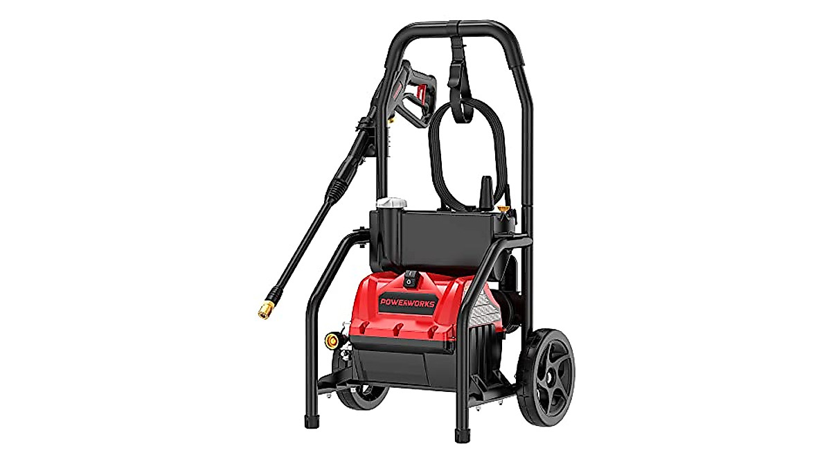 POWERWORKS Electric Pressure Washer 1800 PSI | Easy Cleaning Power