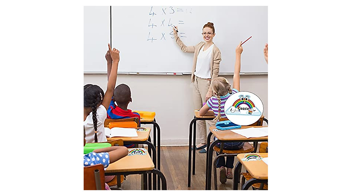 Colorful Rainbow Cut-Outs Set for Classroom Décor