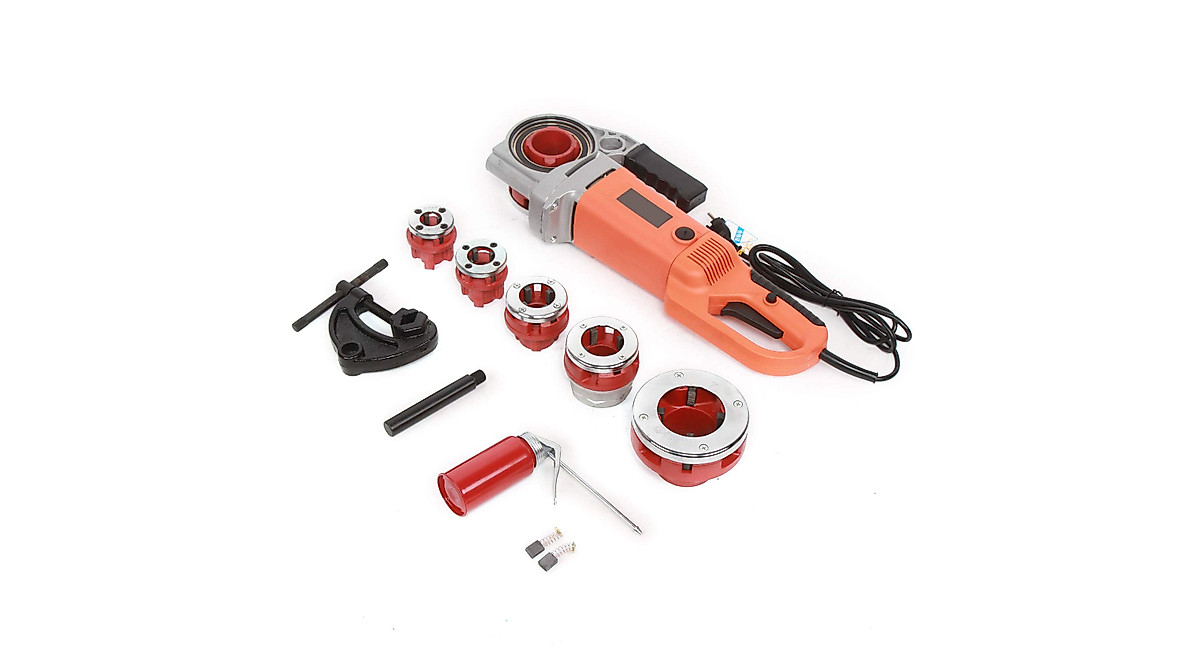 Electric Pipe Threader Kit 2300W for 1/2-2 Inch Pipes | Kaibrite