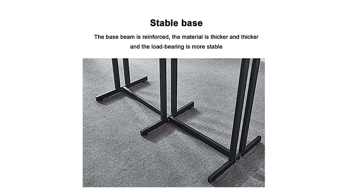 Stylish 6-Way Garment Rack for Retail Displays
