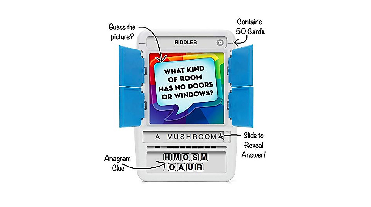 100 PICS Riddles Travel Game – Fun Brain Teasers for Kids & Adults