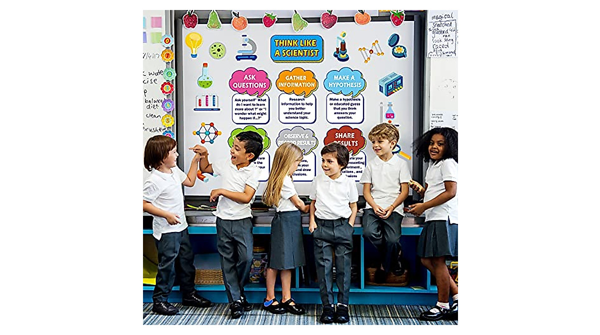 27PCS Think Like a Scientist Bulletin Board Set